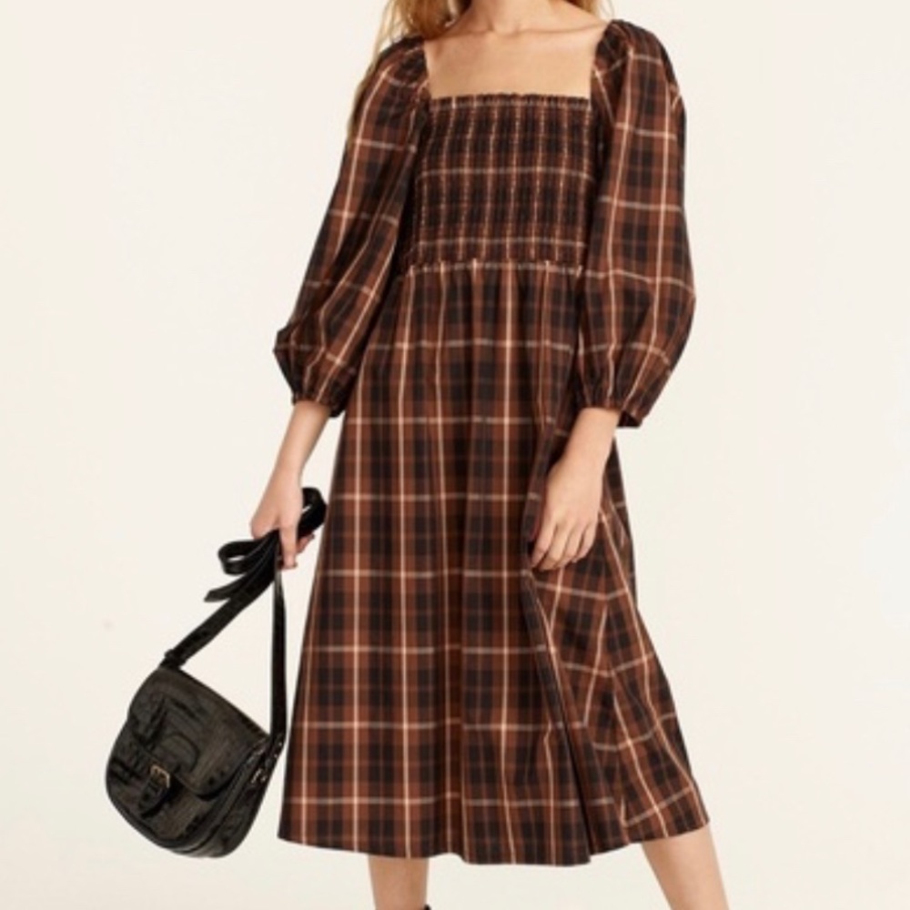 JCrew Smocked Dress